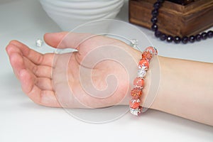 Coral bracelet