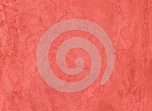 coral colored Concrete textured background with roughness and irregularities photo