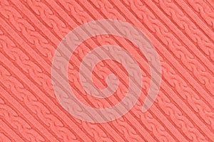 coral colored Knitwear Fabric Texture