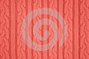 coral colored Knitwear Fabric Texture