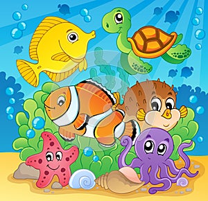 Coral fish theme image 2