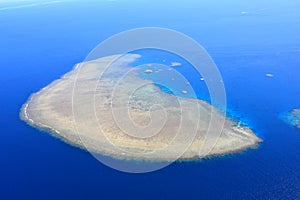 A coral island of the Great Barrier Reef