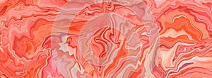 Coral marble abstract background