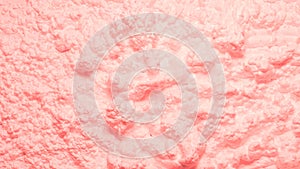 Coral red foam texture background bubbled cream