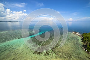 Coral reef, belitung, indonesia