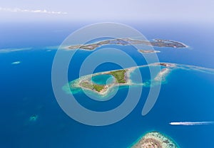 Coral Reef and Caye Aerial