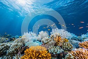 coral reef in the sea,nature photograpgy
