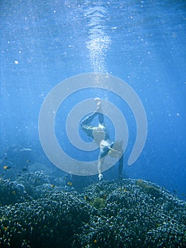 Coral reef snorkeling