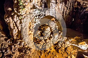 Coralloid formations in Luray Caverns, Virginia