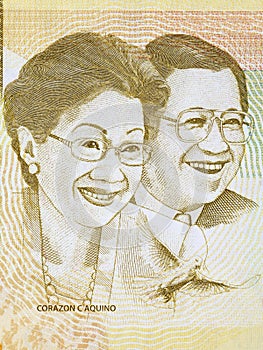 Corazon C. Aquino, Benigno Simeon `Ninoy` Aquino, Jr portrait