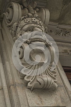 Corbel Face with Key