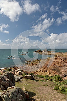 Corbiere lighthouse on Jersey