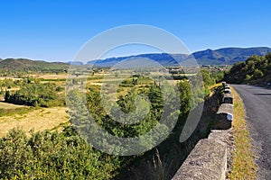 Corbieres, rural landscape in southern France