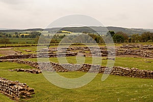 Corbridge Roman Fort and Town 4km south of Hadrians Wall, Northumberland, England