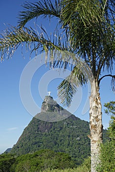 Corcovado Mountain Christ the Redeemer Rio Blue Sky