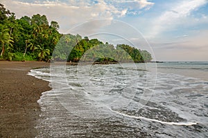 Corcovado National Park - beach view with pacific ocean