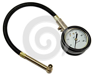 Corded tire gauge