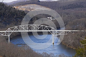 Cordell hull memorial bridge in carthage tennessee photo