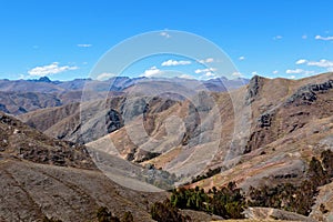 Cordillera andes peruanos photo