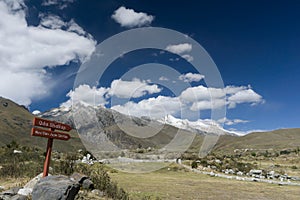 Cordillera Blanca near Huaraz