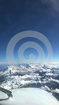Cordillera montaÃÂ±a Andes Aviacion Peru photo