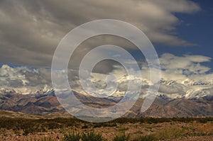 Cordillera near aconcagua