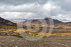 Cordillera Vilcanota scenic landscape mountains range ridge peak, Peru