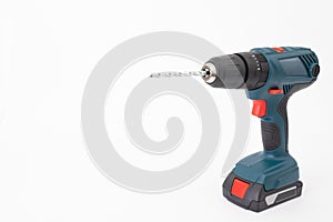 Cordless drill with drill bit