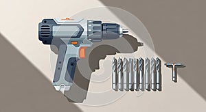 Cordless Drill and Drill Bits Set