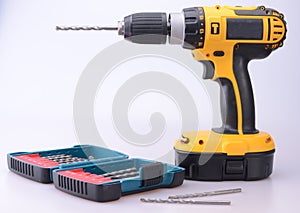 Cordless Drill with masonry bits