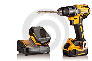 Cordless drill, screwdriver, and battery charger