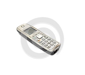 Cordless phone isolated on a white background