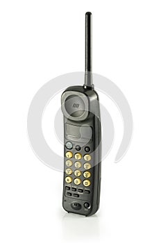 Cordless phone isolated on withe background