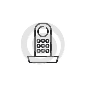 Cordless Phone line icon