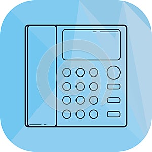 cordless phone. Vector illustration decorative design