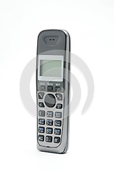 Cordless radiotelephone on a white background