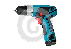 Cordless screwdriver or drill isolated on white background