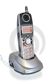 Cordless Telephone in Cradle