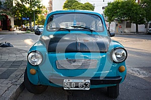 Old retro Fiat 500 car