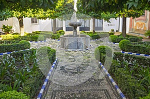 Cordoba Fine Arts Museum courtyard, Spain. Former Hospital of the Charity