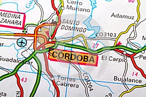 Cordoba map