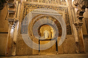 Cordoba's mosque mihrab