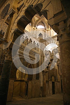 Cordoba's mosque mihrab side photo