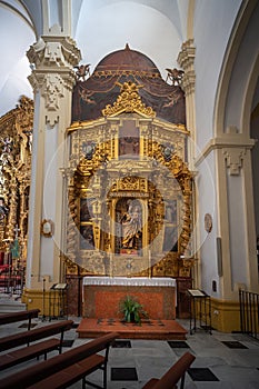 Altarpiece of the Gospel at Church of San Andres - Route of the Fernandine Churches - Cordoba, Spain photo