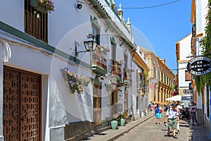 Streets of medieval Cordoba, Spain