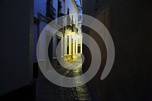 Cordoba streets at night