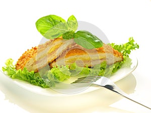 Cordon bleu, isolated