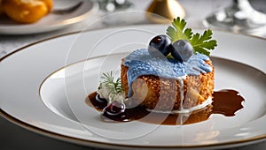 Cordon bleu in a restaurant