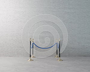 Cordoned Off Area In Room