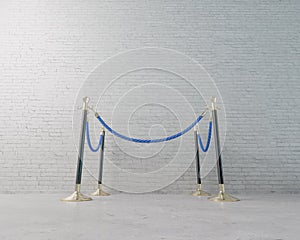 Cordoned Off Area In Room